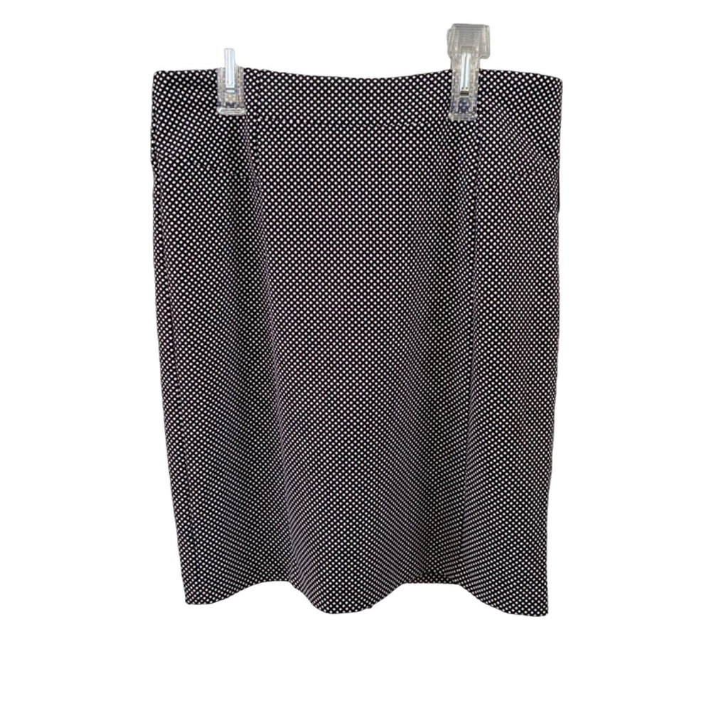 Michael Kors Black Diamond Skirt with Zipper Size M